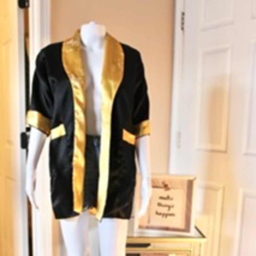 Asian Reversible Kimono Jacket. Size XL